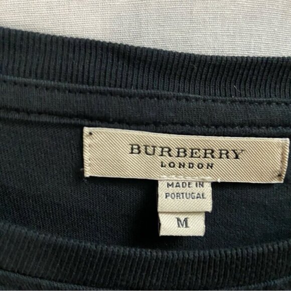 Burberry London 100% Cotton Crew neck long sleeve shirt Sz M - Picture 4 of 7
